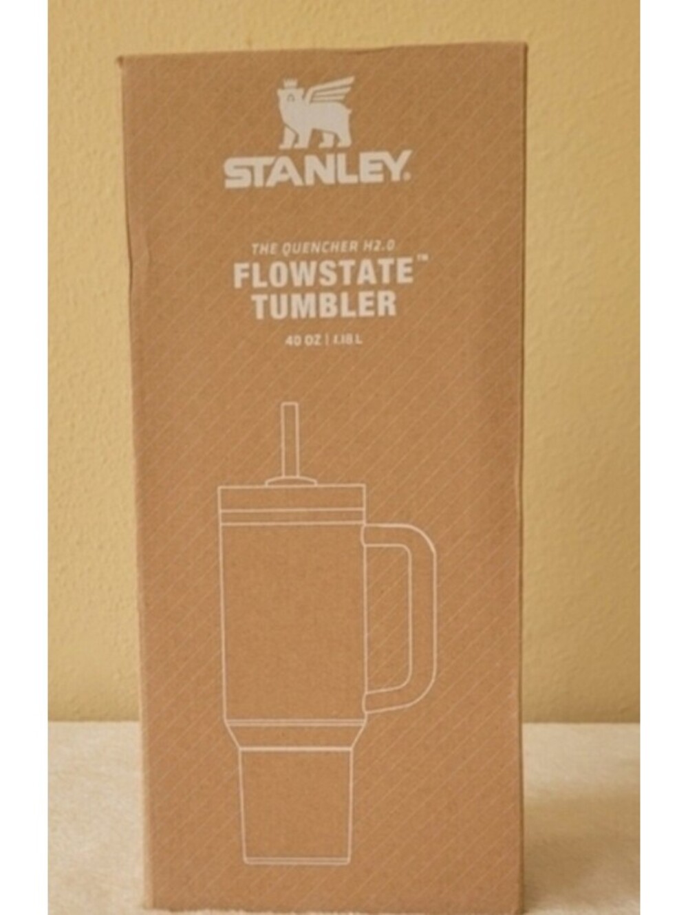 Stanley Quencher H2.0 FlowState 40oz Tumbler - Black New Open Box